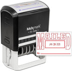 MaxMark Large Self-Inking Rubber Date Office Stamp by Maxmark
