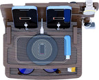 MED Wood Phone Docking Station – Nightstand Desk Organizer - Image 3