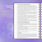 Clever Fox Password Book Spiral – Internet Address & Password Organizer - Image 5