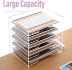 SANRUI Acrylic Paper Organizer Letter Tray - Image 8