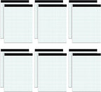 Graph Paper Pad 8.5 x 11, 12 Pack Graph Paper Notebook, 4x4 Graph Ruled by Home