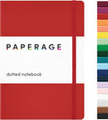 PAPERAGE Dotted Journal Notebook, 160 Pages, Medium 5.6 in x 8 in by PAPERAGE