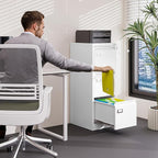 BYNSOE 3 Drawer File Cabinet - Image 2