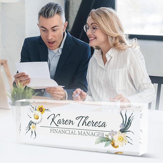 Custom Office Name Plate, Personalized Gifts - Image 5