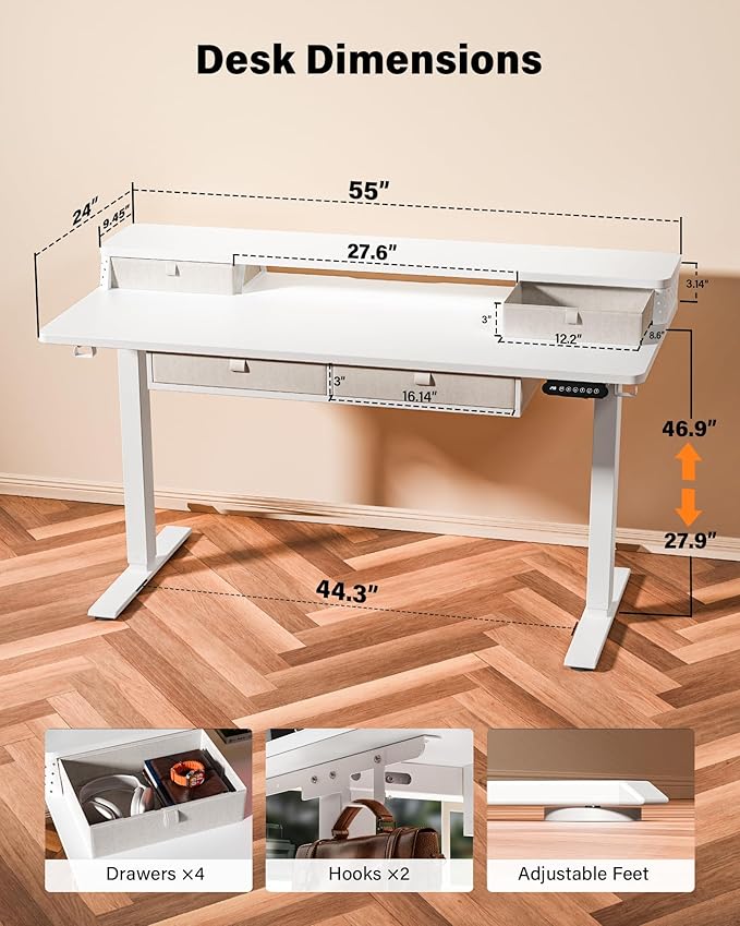 FiCiHi Electric Standing Desk - Image 2