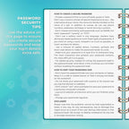 Clever Fox Password Book Spiral – Mini Internet Address & Password Organizer - Image 5