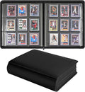 Sibonic 9 Pocket TopLoader Binder, Holds 360 3”x4” Toploader Hard Cases by SIBONIC