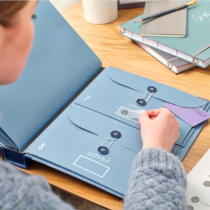 2025 Edition The Folio Document Organizer | Custom Dyed Cloth-Bound Expanding - Image 5