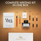 Wordsworth & Black Fountain Pen Gift Set, Includes Ink Bottle, 6 Ink Cartridges - Image 3