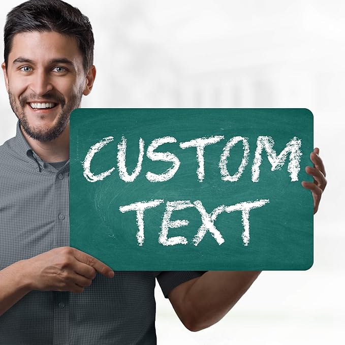 Custom Sign, Custom Street Sign, 11 Font Colors, 13 Font Styles, 4 Hole Options - Image 2