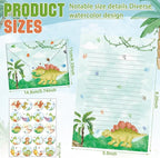 TaoBary 160 Pcs Stationery Paper Set 50 Double Sided Stationery Papers - Image 2