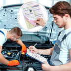 Colarr 540 Sheets 8 1/2" x 11 3/4" Multi Point Vehicle Inspection Report Form 3 - Image 5