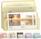 SUPEASY Mail Organizer for Desk, Mesh Metal Mail Holder Countertop by SUPEASY
