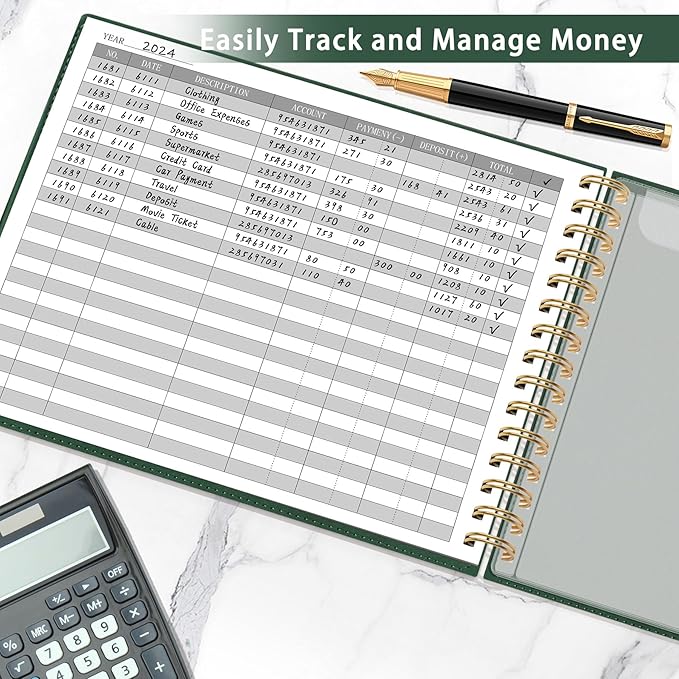 HAUTOCO Hardcover Accounting Ledger Book - Image 2