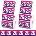 1000pcs 2026 Year Stickers, 3/4x1-1/2 Inch 26 Year Colored Self-Adhesive by Unknown