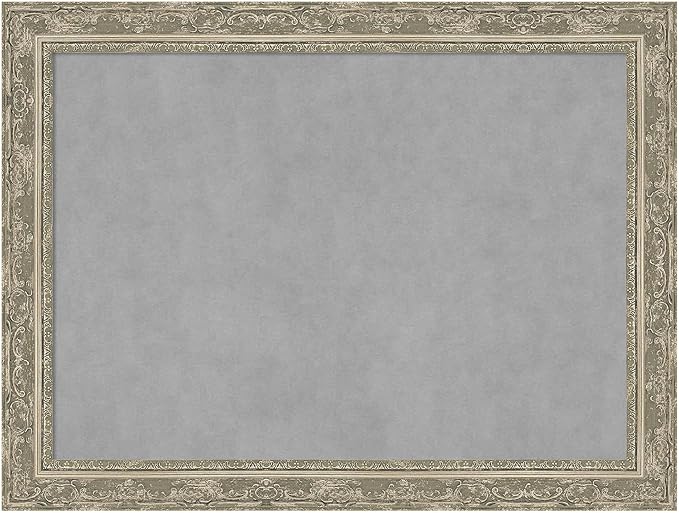 Amanti Art Silver Framed Magnetic Board 24x32 Medium Vision Board by AmantiArt
