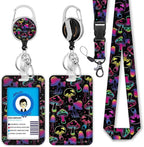 Teacher Lanyards for ID Badges and Keys, Retractable ID Badge Holder by Giancomics