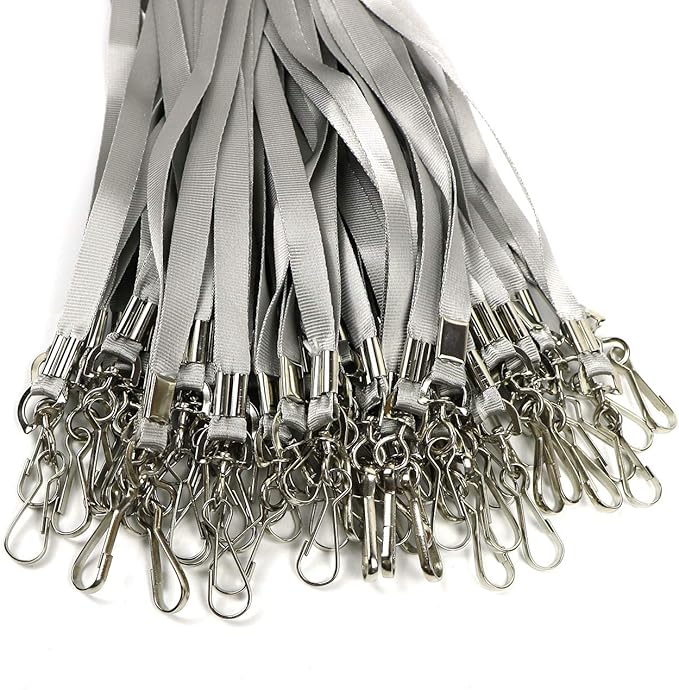 Beebel Gray Lanyard Bulk Lanyards - Image 4