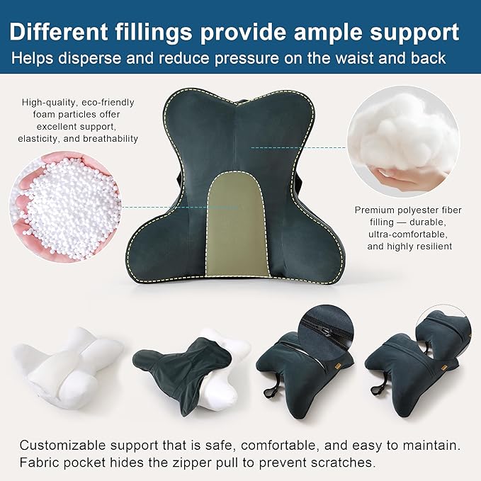 Ailuteie Lumbar Support Pillow for Lower Back Pain Relief – Multi-Functional - Image 3