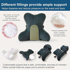 Ailuteie Lumbar Support Pillow for Lower Back Pain Relief – Multi-Functional - Image 3