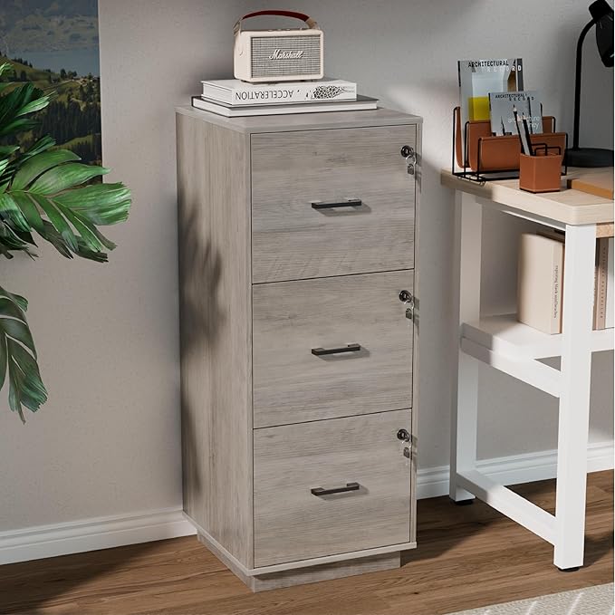 VINGLI 3 Drawer File Cabinet - Image 9