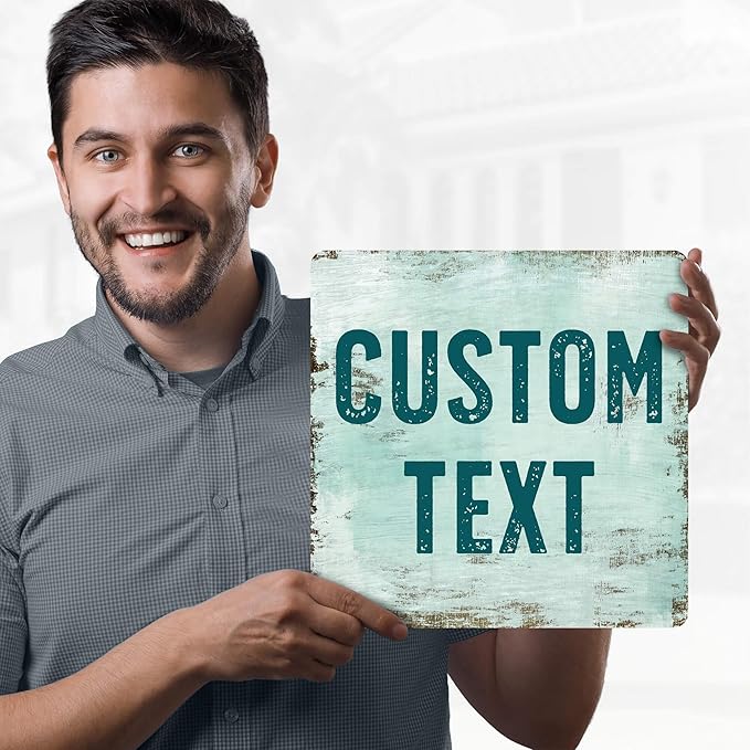 Custom Sign, Custom Street Sign, 11 Font Colors, 13 Font Styles, 4 Hole Options - Image 2
