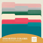 Color File Folders, 1/3-Cut Tabs, Letter Size - Image 5