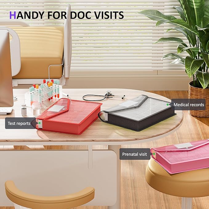 ThinkTex Plastic Expanding File Folder, Transparent envelopes - Image 7