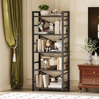Homeiju Organization and Storage, Tall Bookcase - Image 2