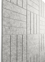 DECORITA Felt Bulletin Board Tiles | Modern Cork Board Alternative | Large Cork