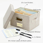Remowith Greeting Card Organizer and Storage Box - Image 3