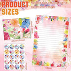 TaoBary 160 Pcs Stationery Paper Set 50 Double Sided Stationery Papers - Image 5