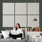 Reverbeon 6 PCS Acoustic Panels, 23.6x23.6 Inch Sound Absorbing Panels by Reverbeon