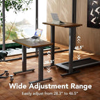HUANUO 32" Small Electric Standing Desk Adjustable Height, 4 Memory Height - Image 3