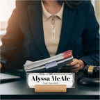 Acrylic Desk Name Plate Personalized - Image 4