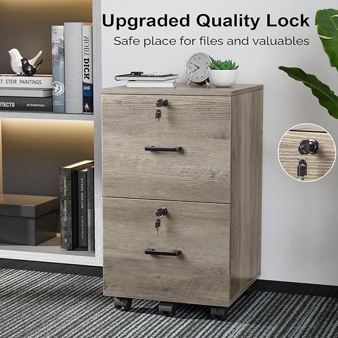 VINGLI 2 Drawer File Cabinet - Image 5