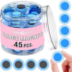 VNDUEEY 45 Pcs Round Whiteboard Magnets, Fridge Magnets, Dry Board Magnet by VNDUEEY