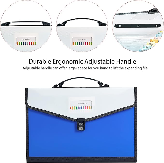 Legal Size 13-Pockets Expanding File Folder - Image 4