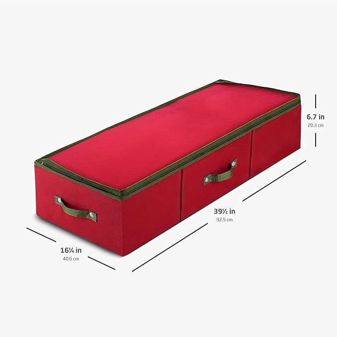 ZOBER Underbed Christmas Ornament Storage Box - Image 6