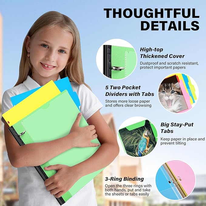 WOT I Telescoping Project Organizer, Refillable Binder - Image 4