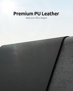 YSAGi Leather Desk Protector, Office Mat, Large Mouse Mat, Non-Slip PU Leather - Image 2