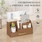 Wisuce Essentials Bamboo Desk Organizer - Image 6