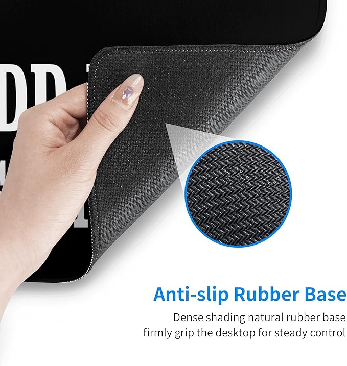 OHORTEB Custom Mouse Pad with Photo, Personalized Image Text Laptop Desk Mat - Image 5