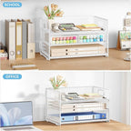 Subekyu 3 Tier Letter Tray Paper Organizer - Image 7