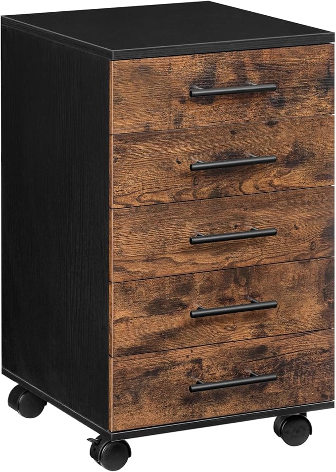 HOOBRO 5-Drawer File Cabinet, Office Filing Cabinet by HOOBRO