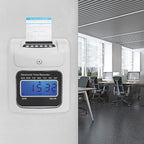 GXFCHYL Electronic Time Clock Calculating Time Clock Punch Machine Employee - Image 5