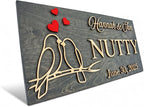 Custom Family Name Sign | Personalized Wooden Wedding Gift | Rustic Last Name by WoodHarmonyUS