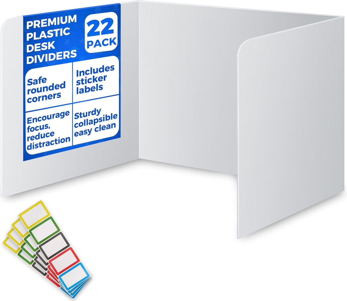 22 Pack Classroom Privacy Shields