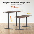 Agilestic Electric Standing Desk, Large 60 x 24 Inches Height Adjustable Desk - Image 9