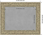 Amanti Art Silver Framed Magnetic Board 25x31 Medium Vision Board - Image 2
